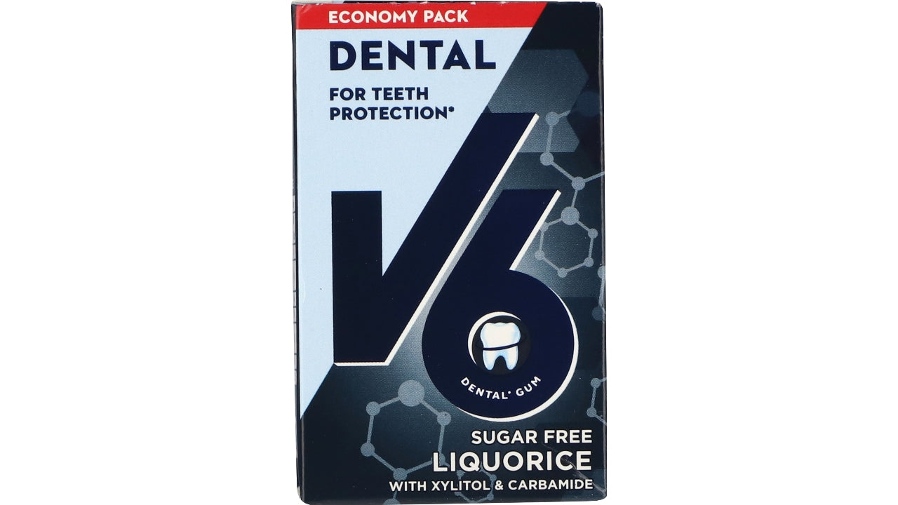 V6 liquorice 50stk 12x70g