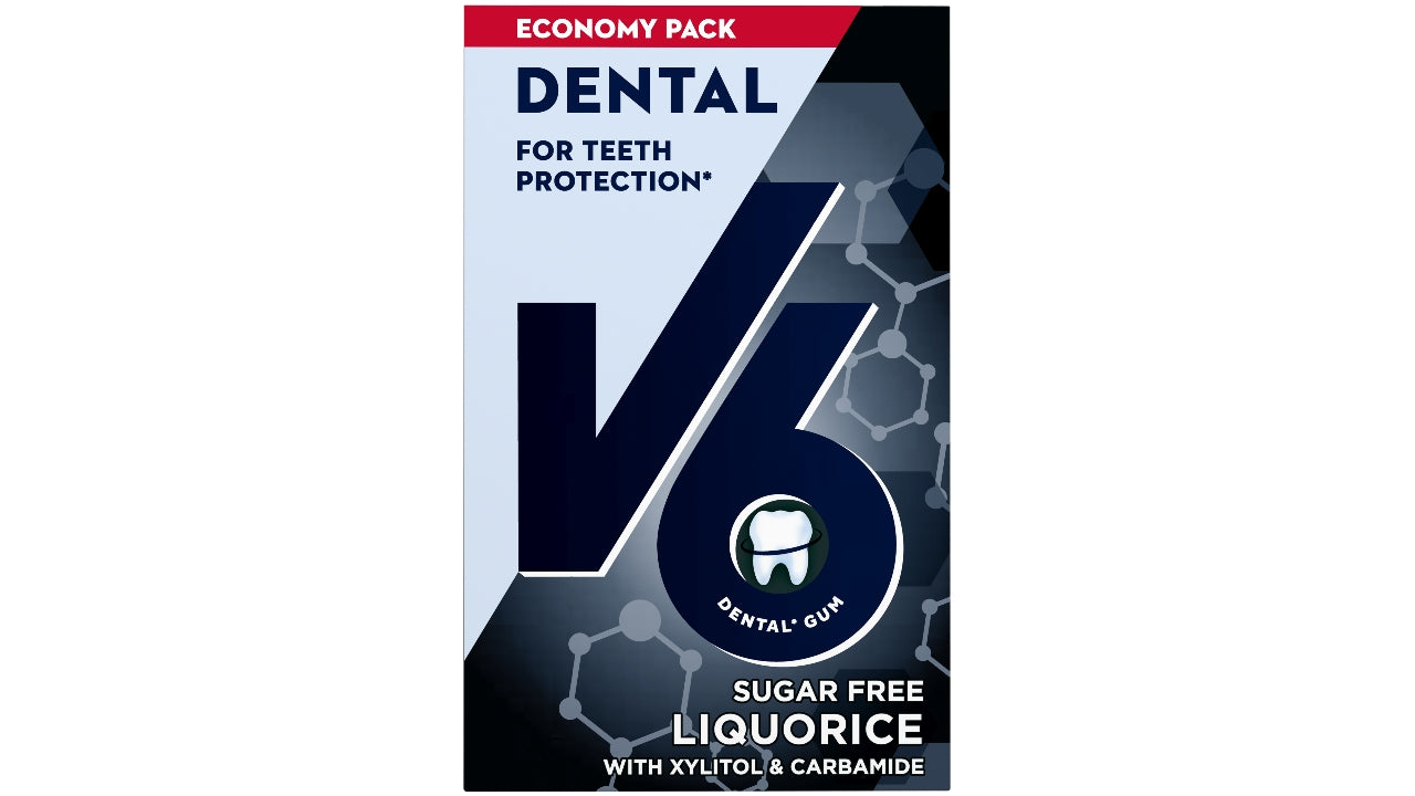 V6 liquorice 50stk 12x70g