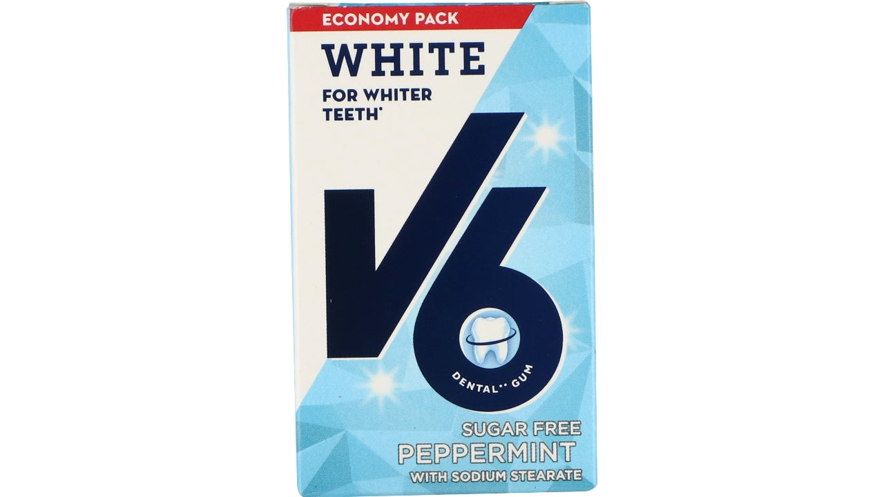 V6 white peppermint 50stk 12x72g