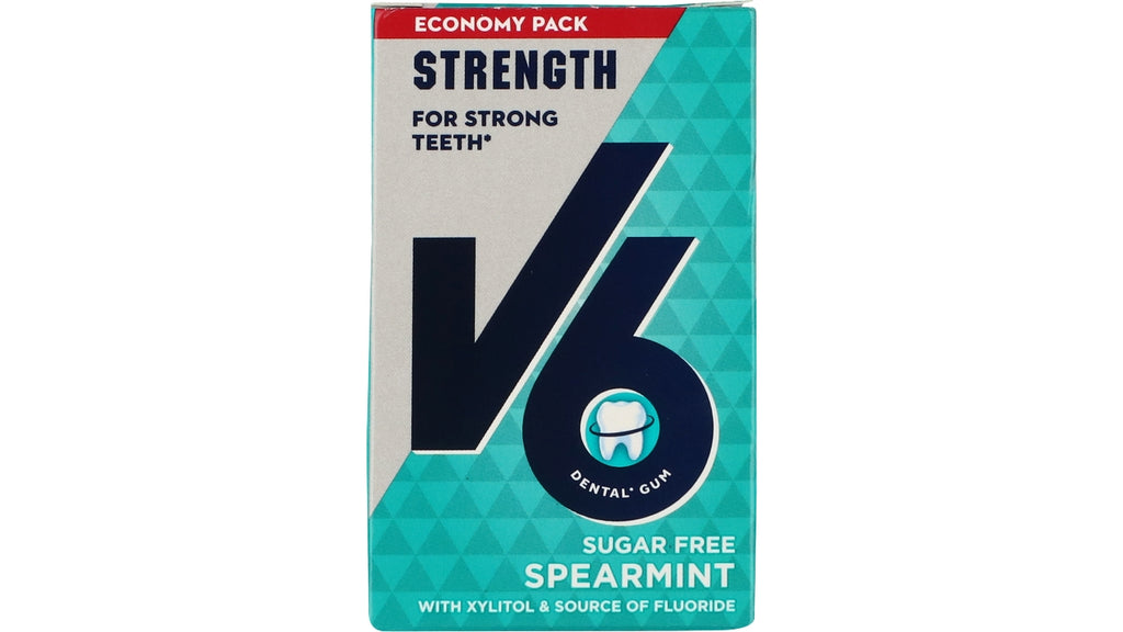 V6 strong teeth spearmint 12x70g