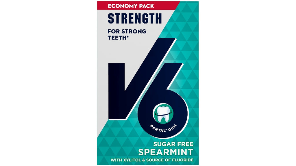 V6 strong teeth spearmint 12x70g