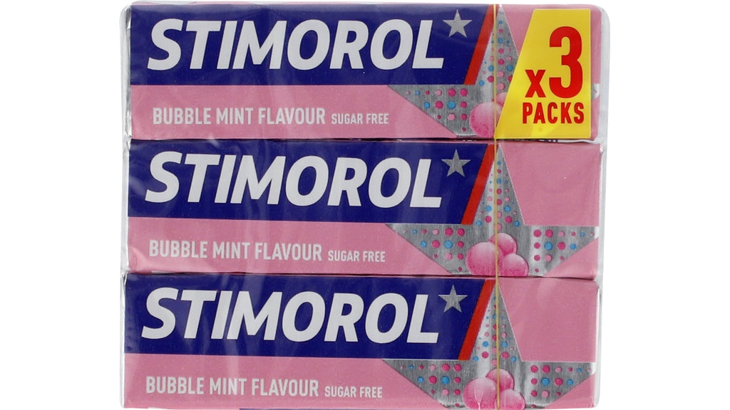 Stimorol Bubblemint flavour 3-pak 12x42g