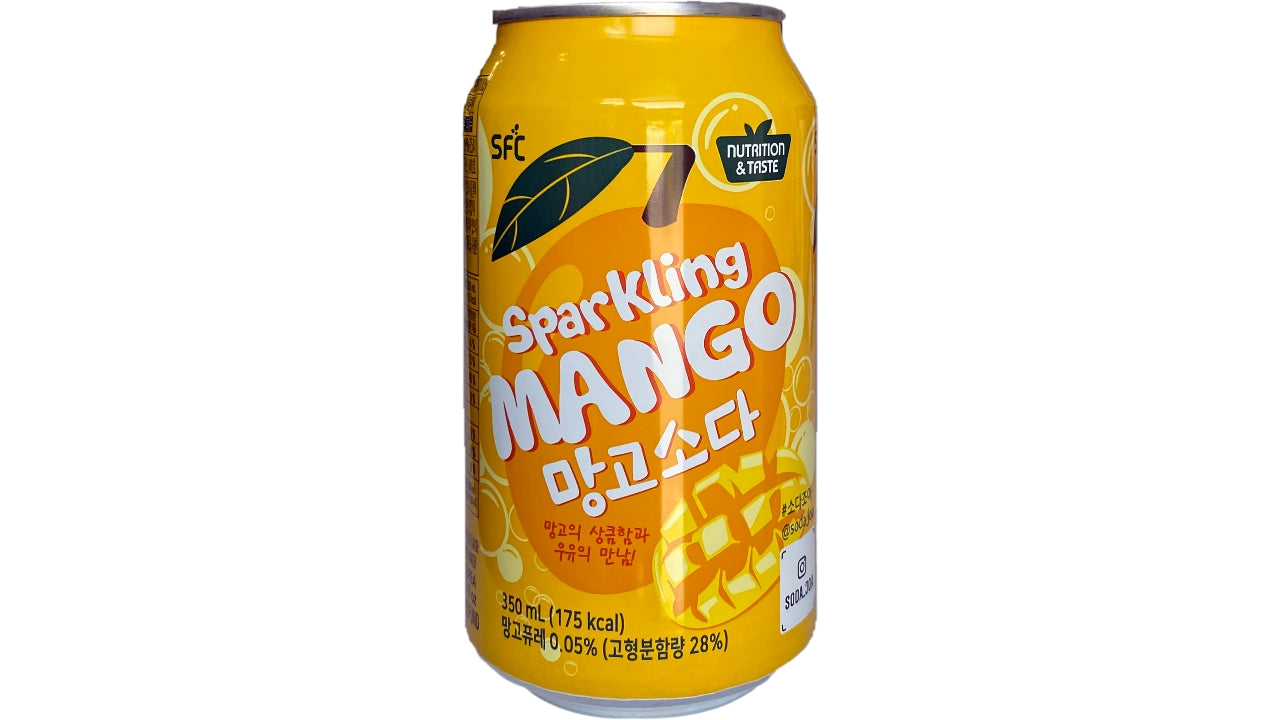 SFC Korean sparkling mango soda 35cl