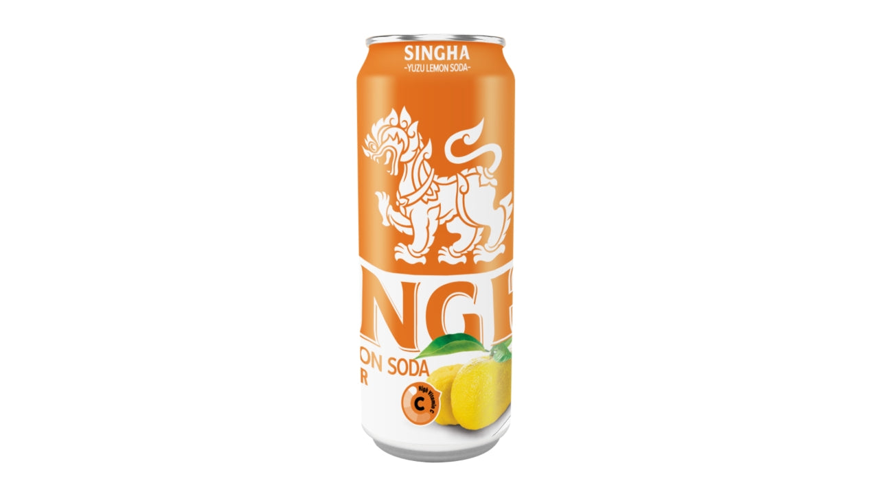 Singha Lemon soda yuzu zero 24x33cl