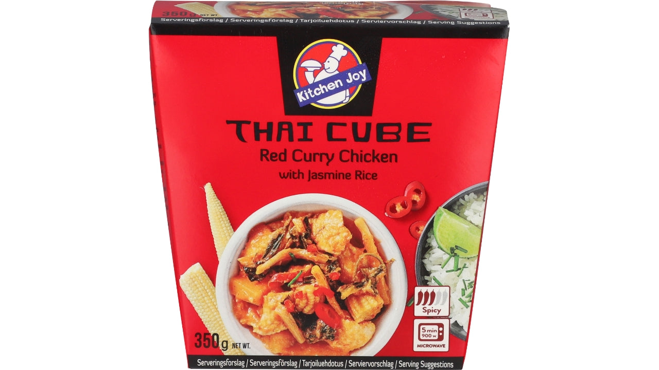 Red curry chicken and jasmine rice 350g