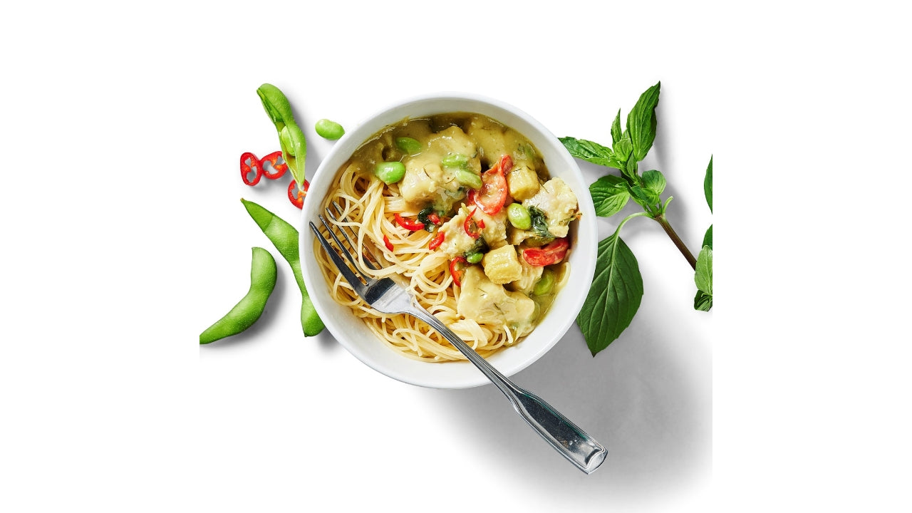 Grøn karry med kylling 800g