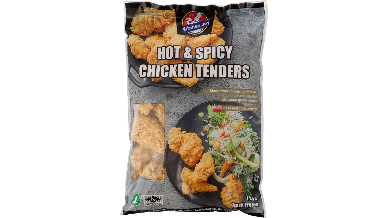 Kyllingefilet hot'n spicy tenders 1kg