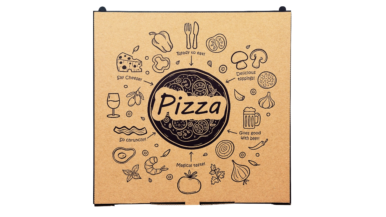 Pizzaæske 28x17x7,5cm Calzone 100stk