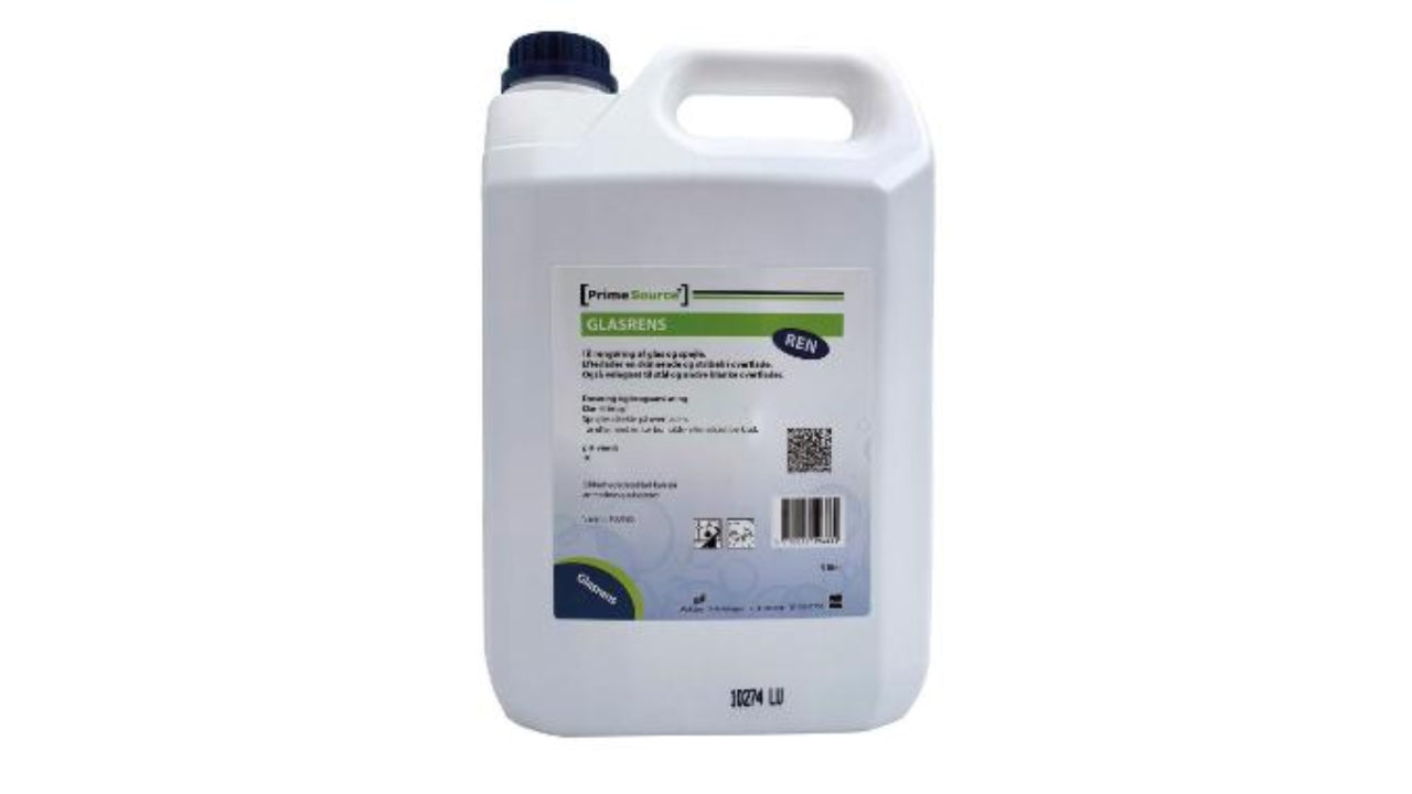 Glasrens ren med farve og parfume 5L
