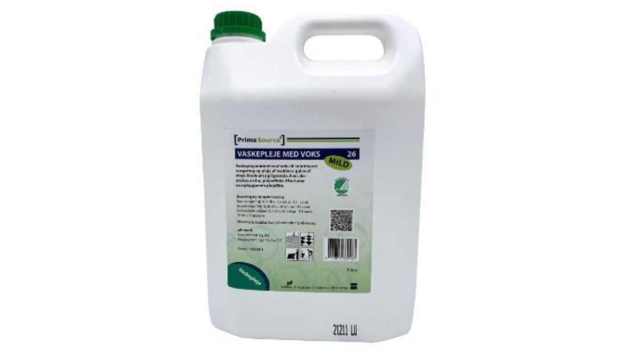 Vaskepleje med voks mild 26 5L
