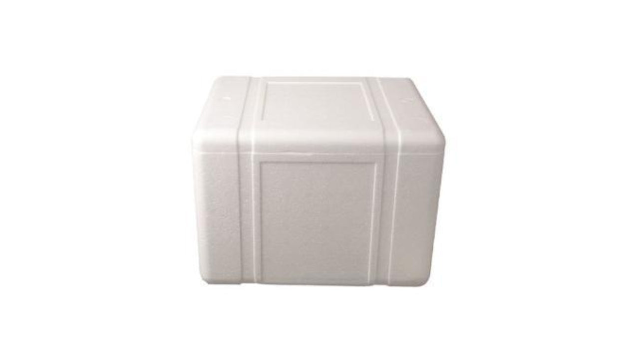 Termokasse m/låg EPS hvid 31x26x21cm 8L