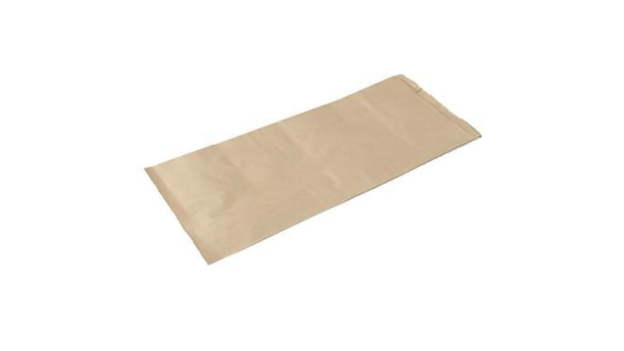 Grovbrødspose ribbet 80x380mm 500stk