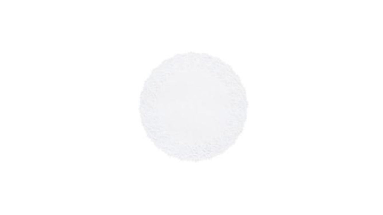 Fadpapir rund præget hvid 19cm 250stk