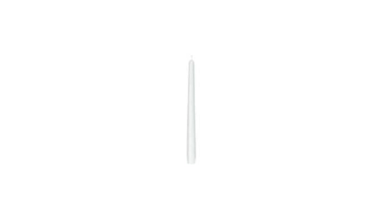 Antiklys 250x22mm hvid 50stk