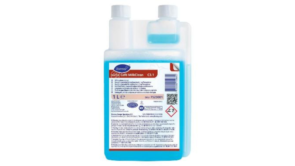 Rensemiddel surt Suma café milkclean 1L