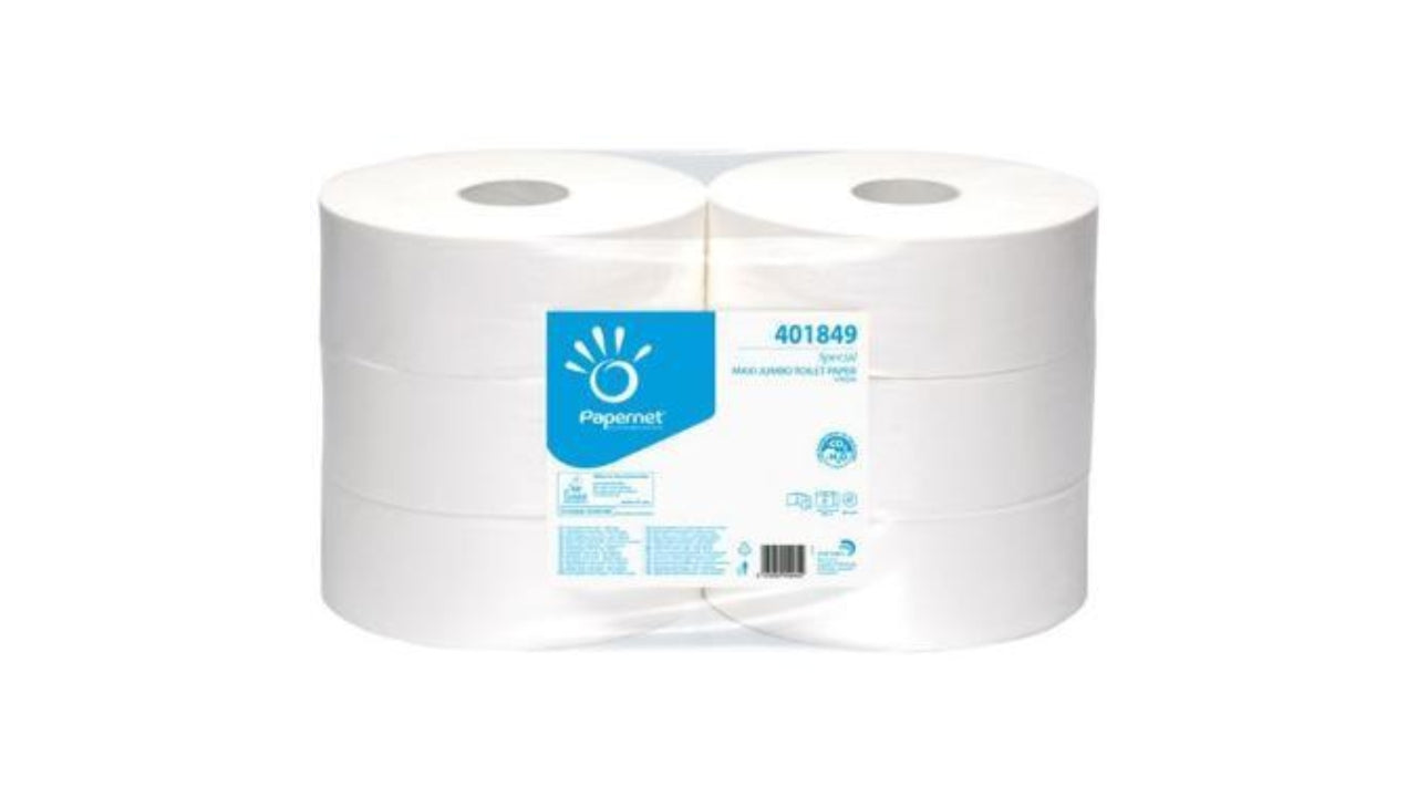 Toiletpapir 6ruller Papernet Jumbo maxi
