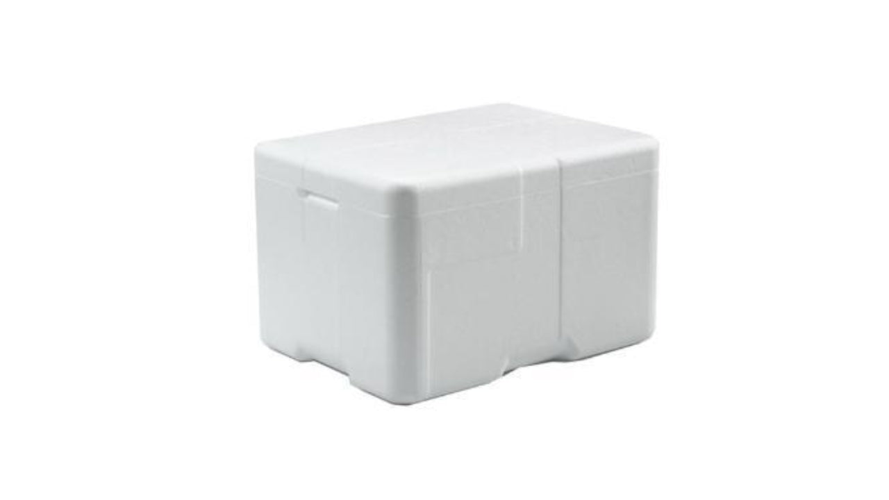 Termokasse m/låg EPS 40x30x25cm 17L