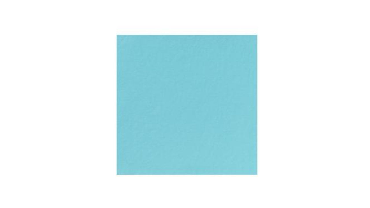Serviet 3-lags 33x33cm mint blå 125stk
