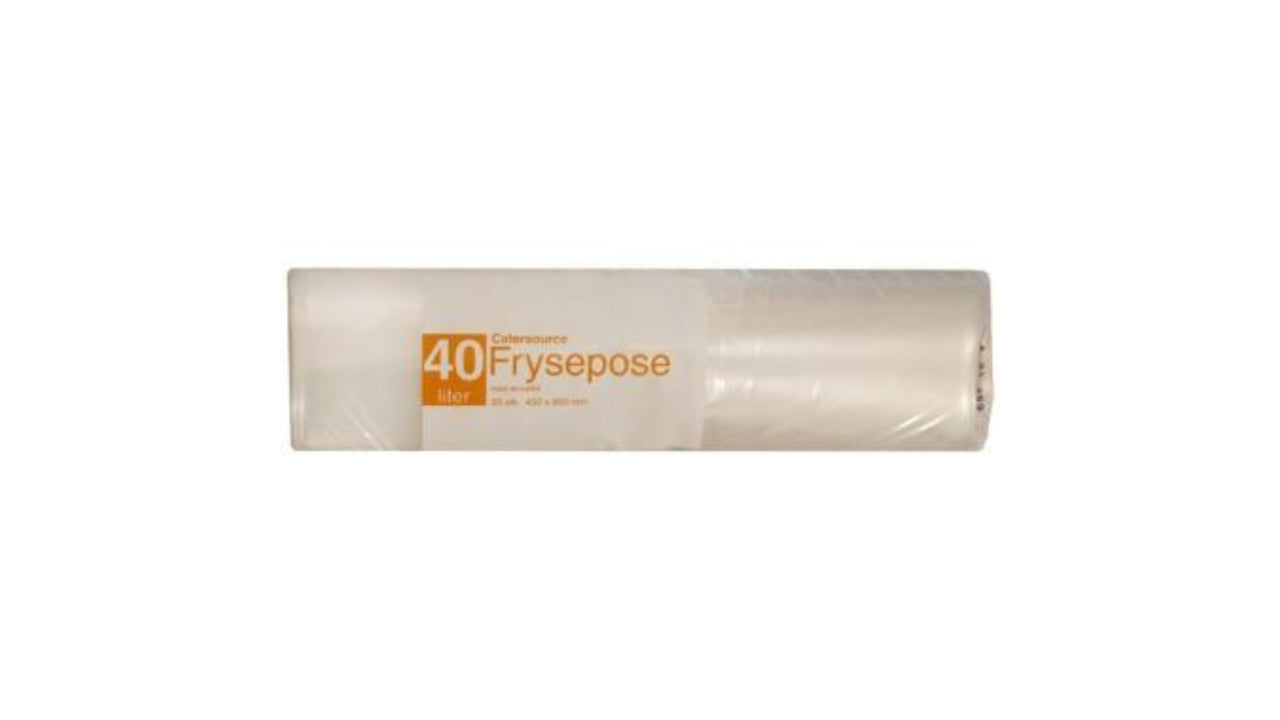 Frysepose catersource m/skrivefelt 40L