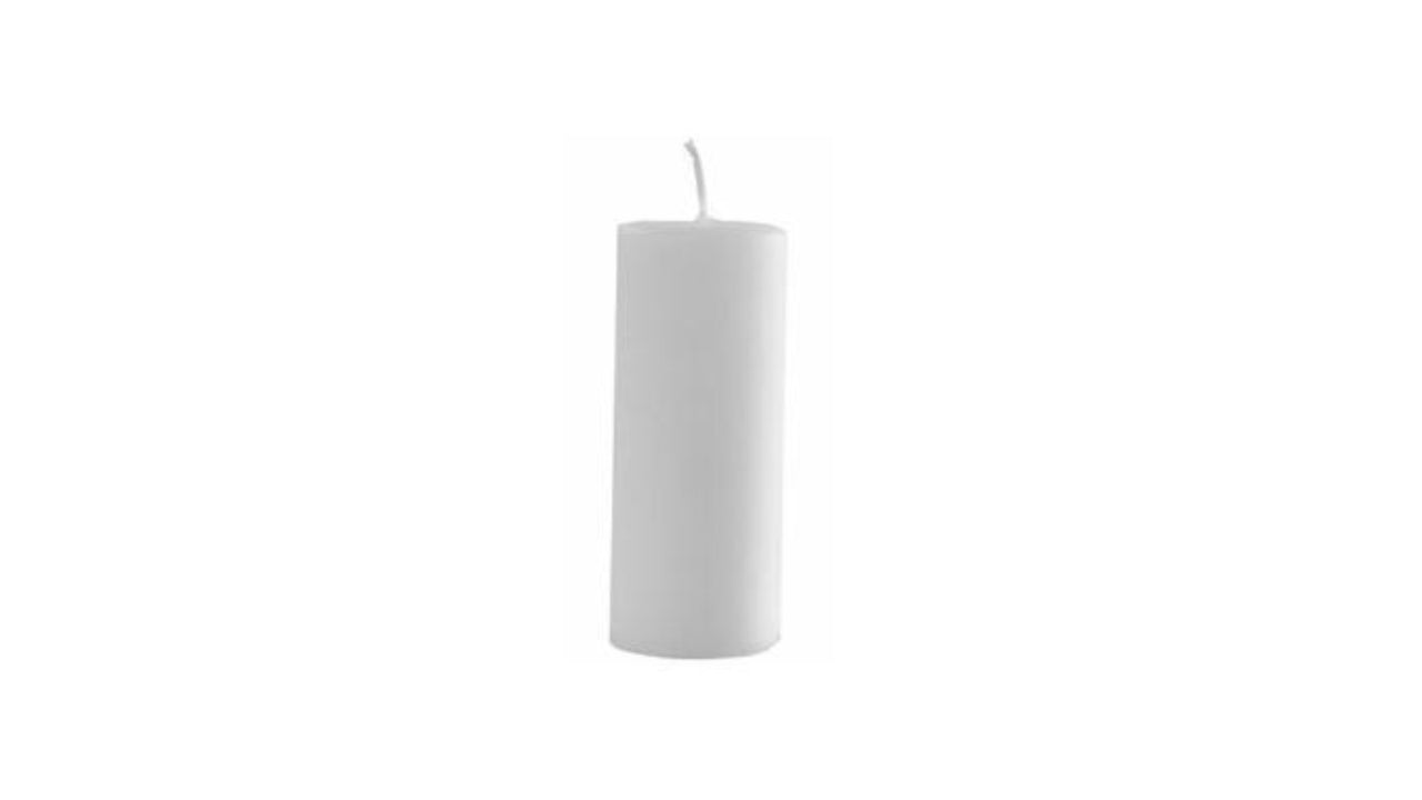 Bloklys 70x220mm Hvid Brændetid 95 timer