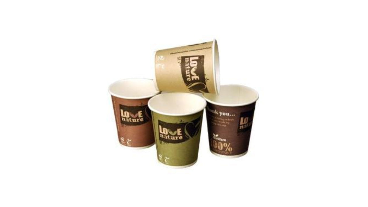 Kaffebæger pap 40cl Bioware