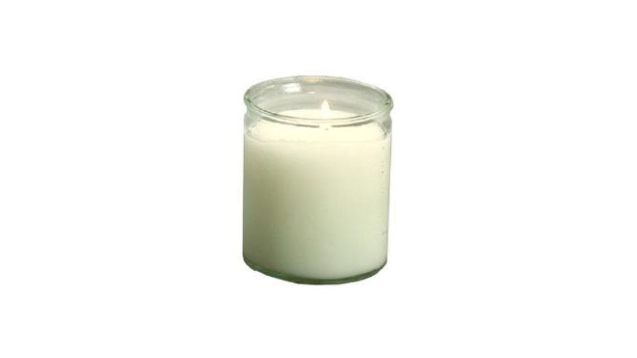 Glaslys starlight refill hvid 30stk