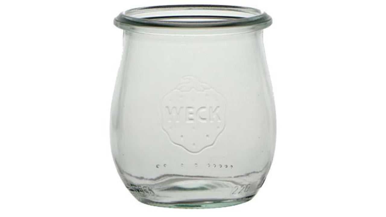 Patentglas weck tulip 220 ml ø7.18xH8cm