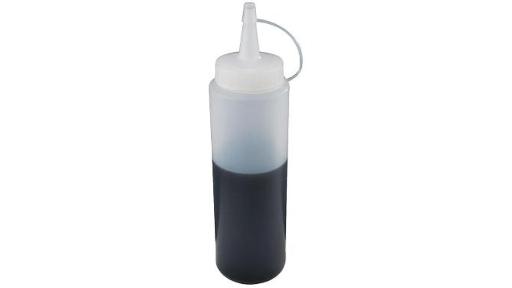 Plastflaske med tud/skruelåg 350ml