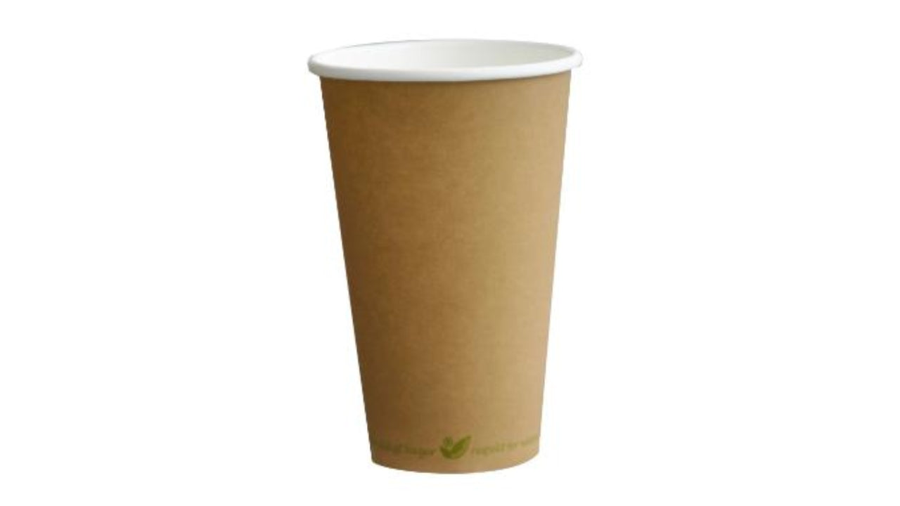 Kaffebæger 50stk 40cl Bionedbrydelig