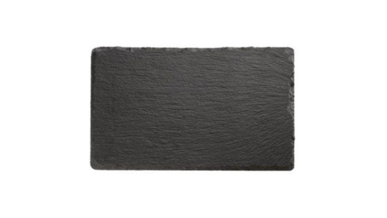 Serveringsplade skifer 24x15x0,5-0,8cm