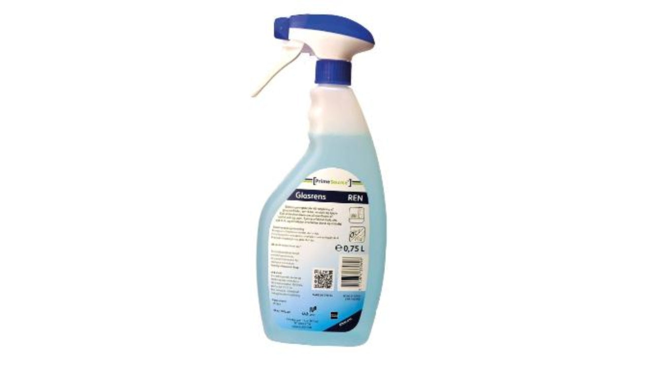 Glasrens ren pumpeflaske 750ml
