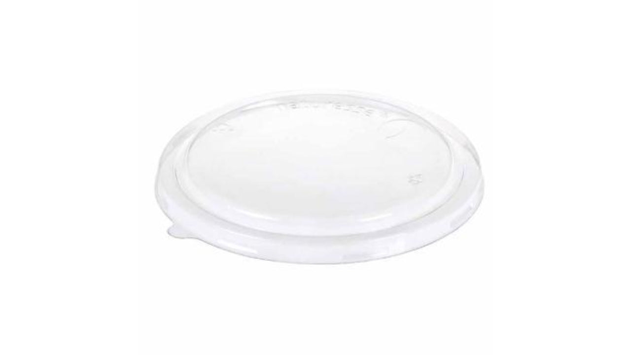 Plastlåg Ø185mm Bionedbrydelig PLA Klar