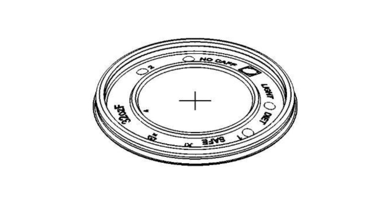 Plastlåg fladt 100stk m/kryds transp.