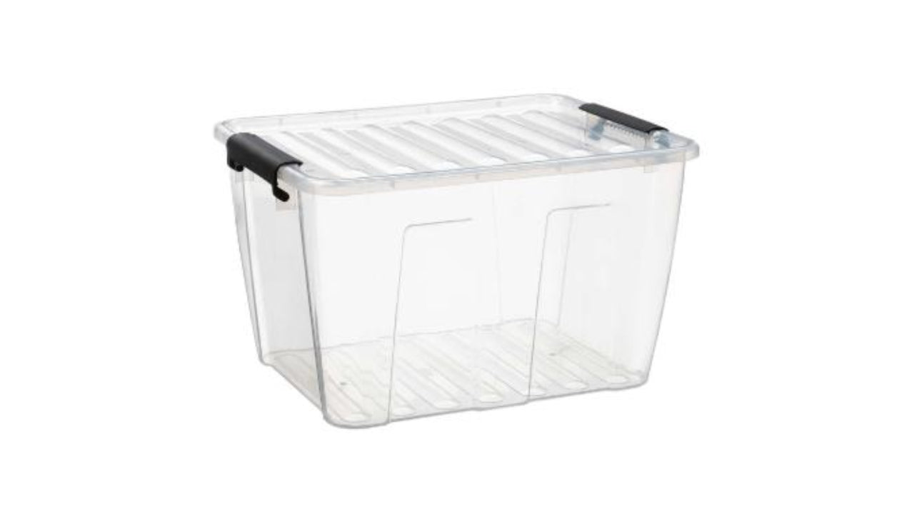 Opbevaringsbox Home 15L PP m/låg