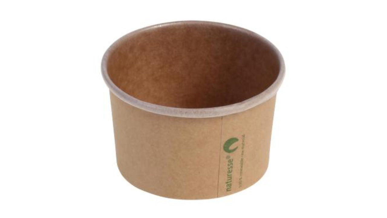 Isbæger 120ml ø75x45mm kraft pap