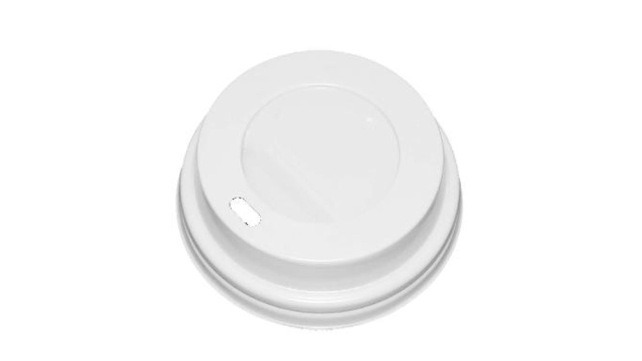 Plastlåg Catersource Ø80mm naturhvid