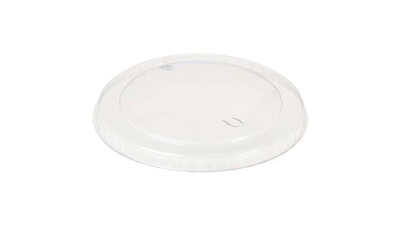 Plastlåg Ø75 mm Bionedbrydelig PLA Klar