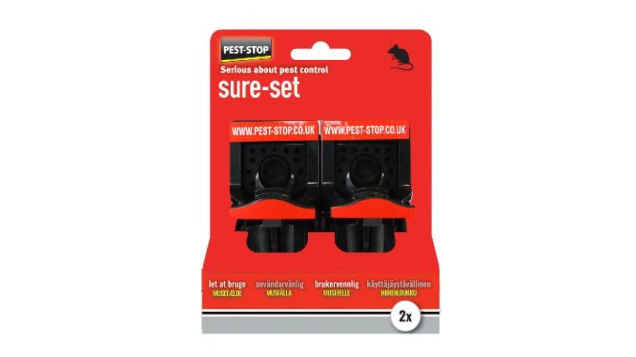 Musefælde sikker sat 2-pak