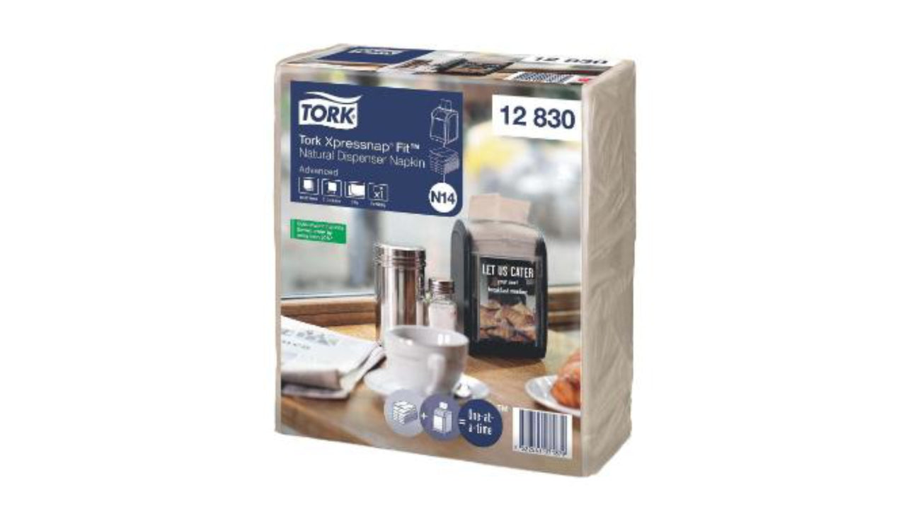 Serviet Tork Xpressnap N14 natur 120stk