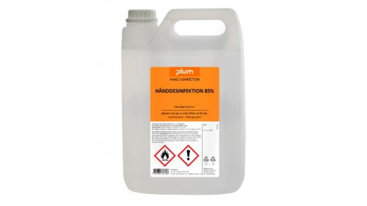 Hånddesinfektion flyde 85% ethanol 5L