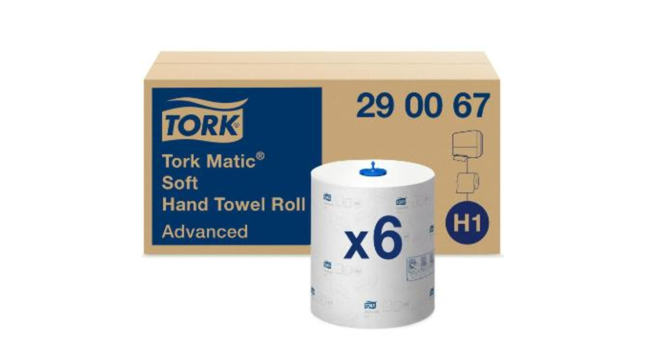 Håndklæderulle 2-lag hvid 150m