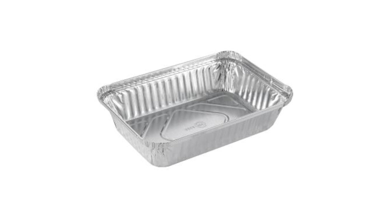 Alubakke 890ml 100stk 207x141x41mm