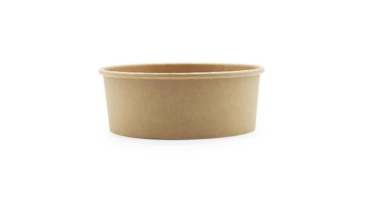 Salatbakke rund 1090ml Ø165x55mm 50stk