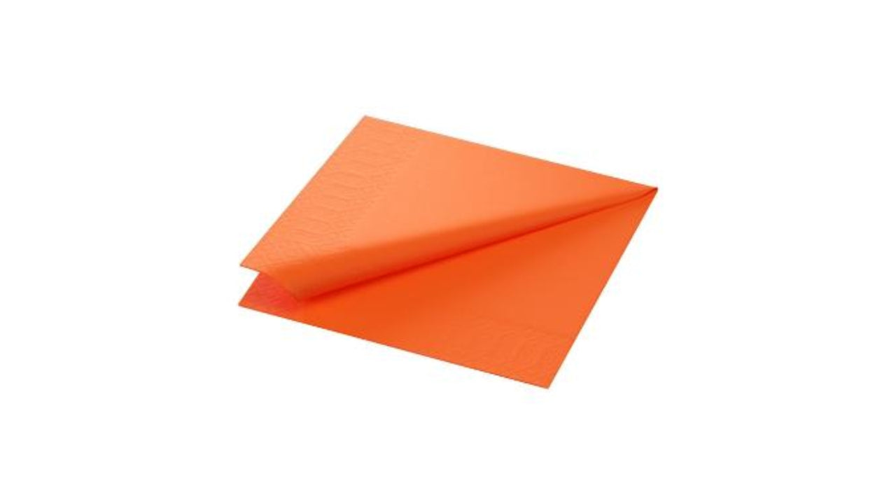 Serviet 33x33cm sun orange 125stk