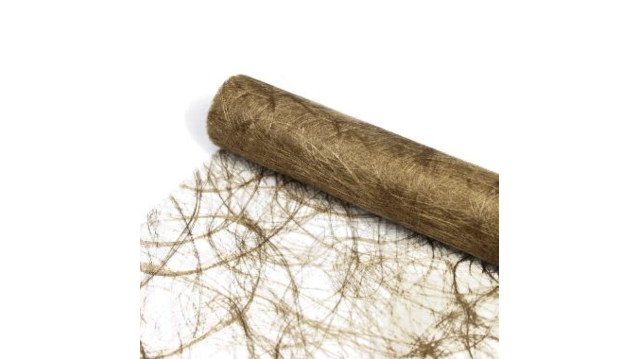 Bordløber Sizoweb 0,3x25m guld