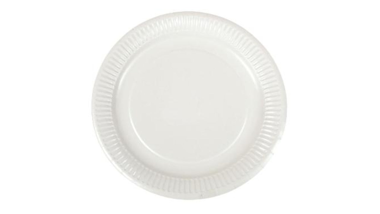 Paptallerken Catersource Ø23cm 50stk