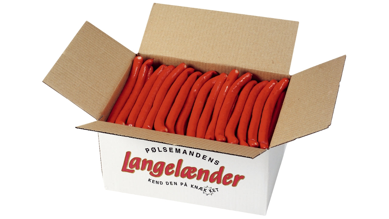 Hotdogpølser rød 70g 5kg