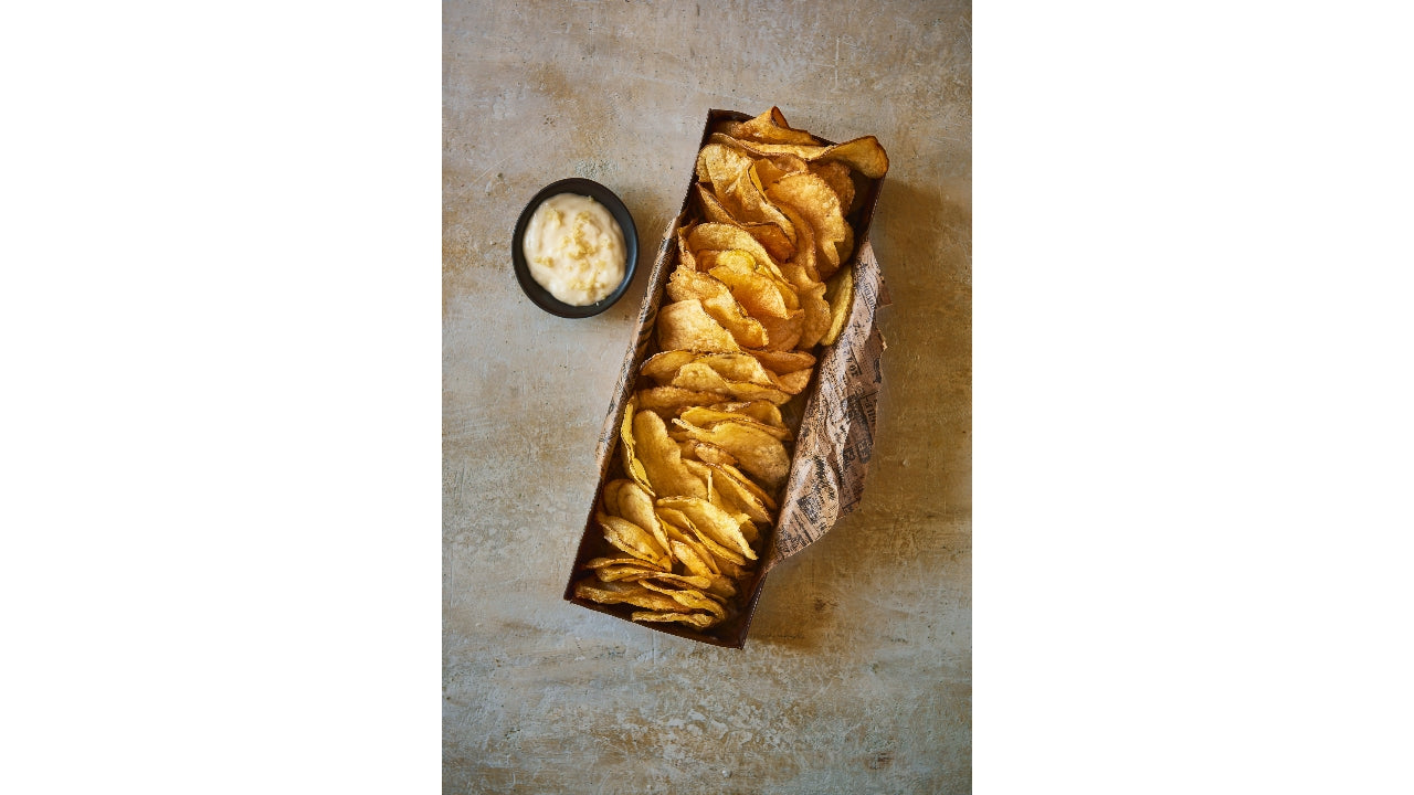 Kartoffel chips m/skræl 1,6kg