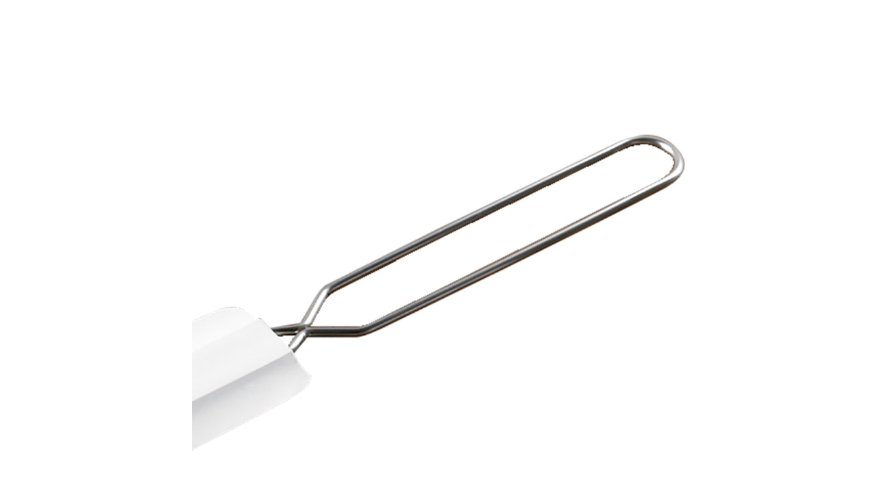 Dejskraber 25cm flad rustfri stål 1stk