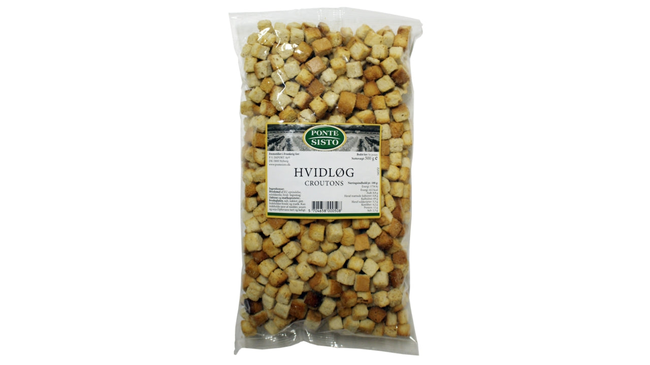 Croutons m/hvidløg 500g